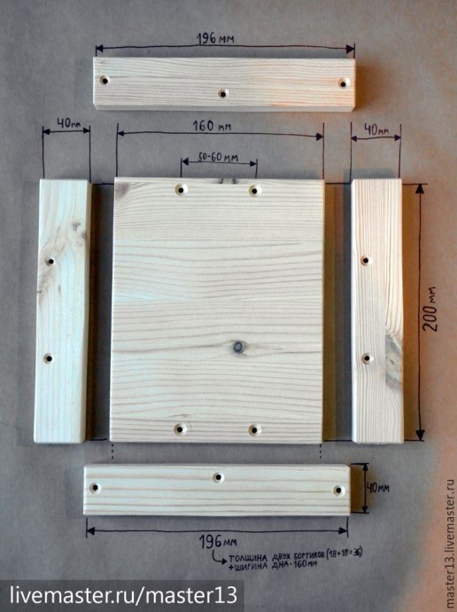 Делаем красивую деревянную кормушку для птиц "Снегири": часть 1