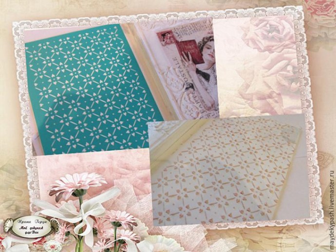 Декорируем обложку блокнота в винтажном стиле: часть 2