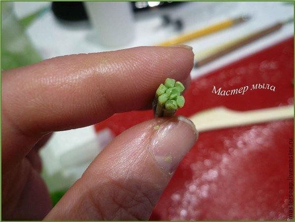 Мастер класс по изготовлению мыльной лилии: часть 5