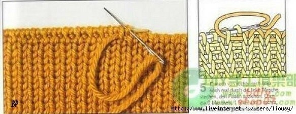 Красиво закрываем наши петельки