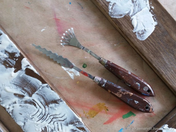 Декорируем раму для левкаса: часть 2