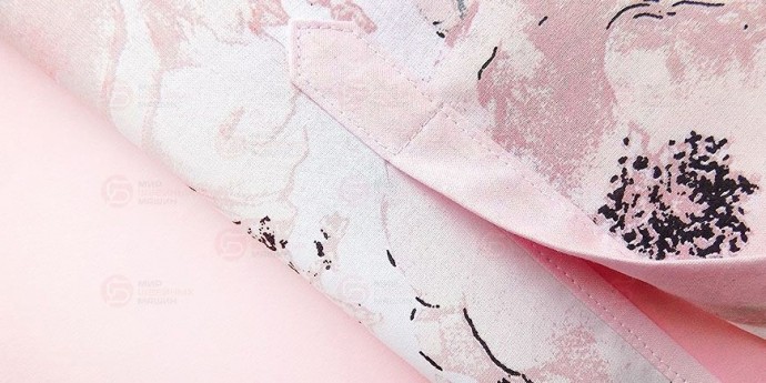 Обработка разреза рукава планкой