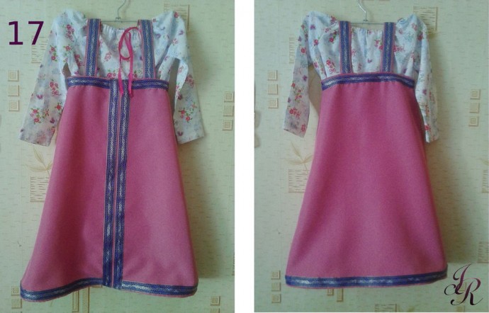 Шьём летний комплект "Машенька" в славянском стиле за 1 день: часть 2