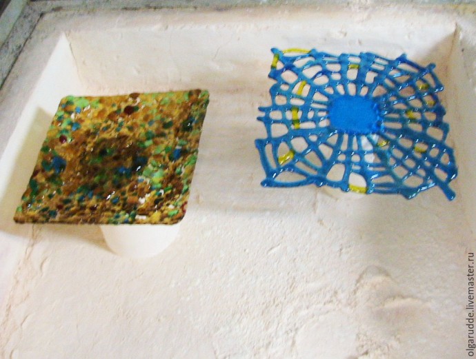 Создаем подсвечник из цветного стекла в технике фьюзинг: часть 4