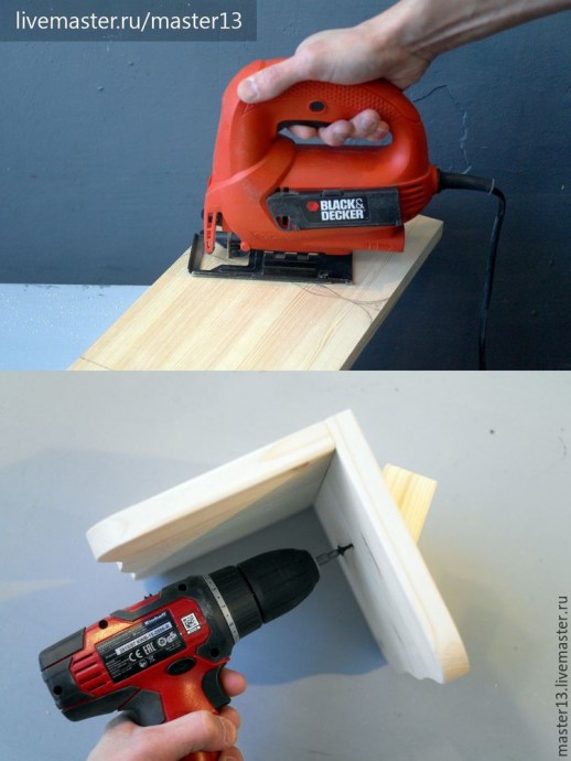 Делаем красивую деревянную кормушку для птиц "Снегири": часть 1