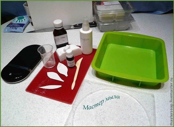 Мастер класс по изготовлению мыльной лилии: часть 1