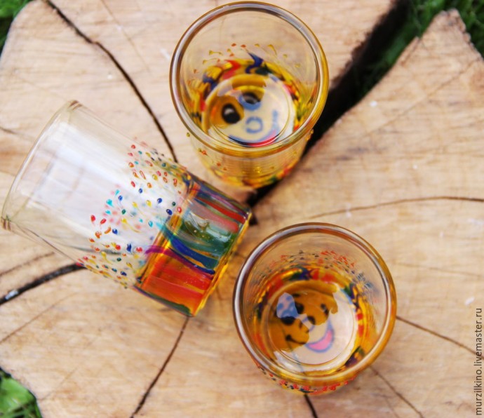 Как сделать радужные стопочки-улыбашки: часть 3