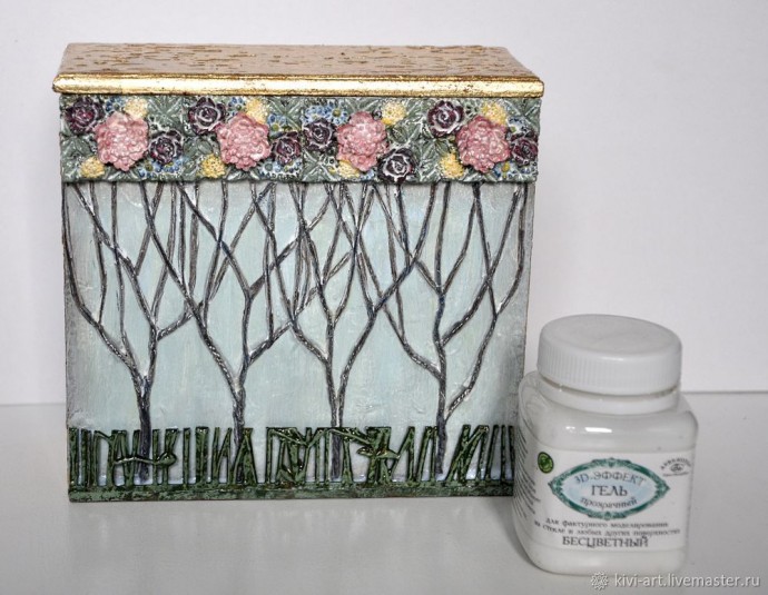 Декорируем шкатулку в различных техниках: часть 4
