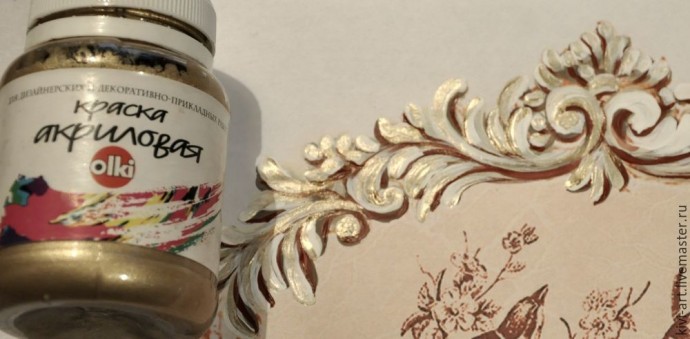 Декорируем чайную коробку "В старом шале": часть 3