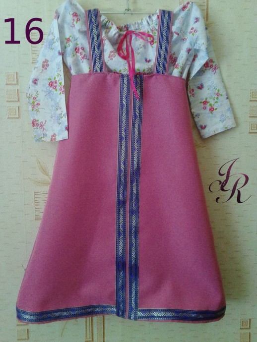 Шьём летний комплект "Машенька" в славянском стиле за 1 день: часть 2