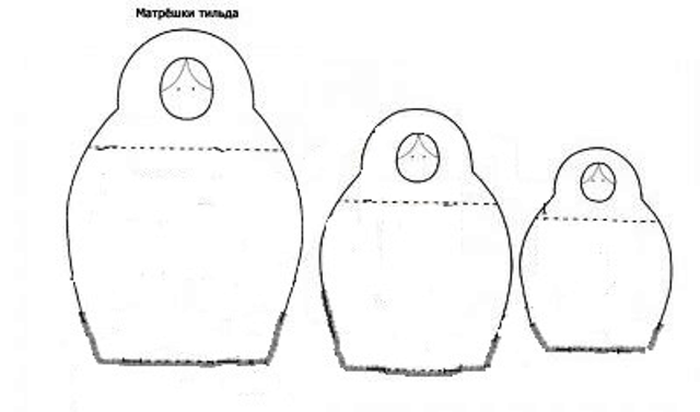 Шьём комплект чехлов "Матрёшки" для декоративных подушек: часть 1
