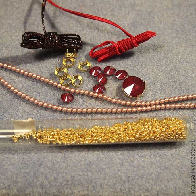 Делаем сутажную брошь "Аленький цветочек": часть 1