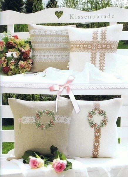 Вышиваем крестиком наволочки