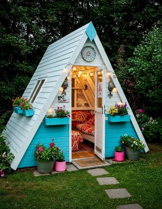 Создаем оригинальные беседки на даче