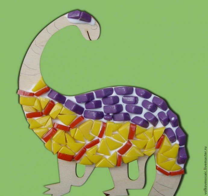 Делаем мозаичное мини-панно из смальты