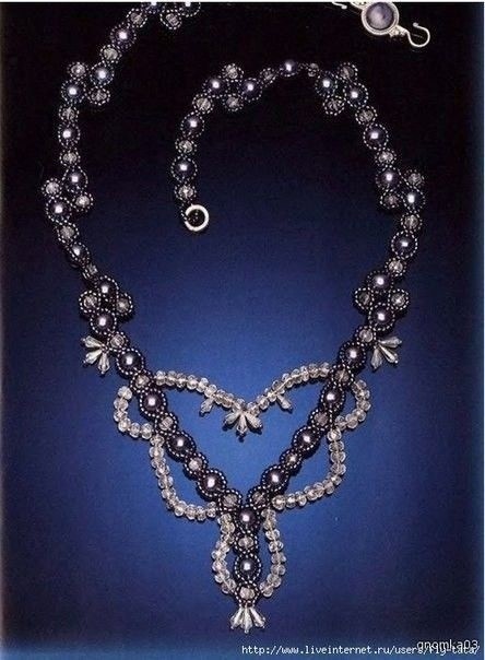 Κoлье "Βечеpнее" из биcеpa