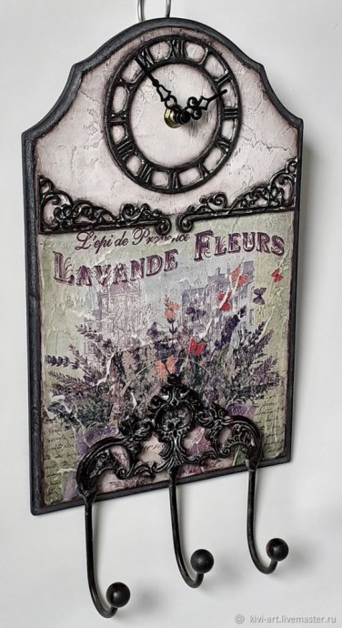 Декорируем часы "Экс-ан-Прованс": часть 4