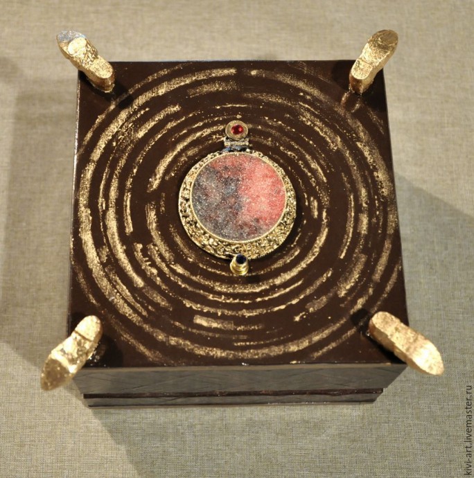 Декорирование шкатулки в стиле китч: часть 11