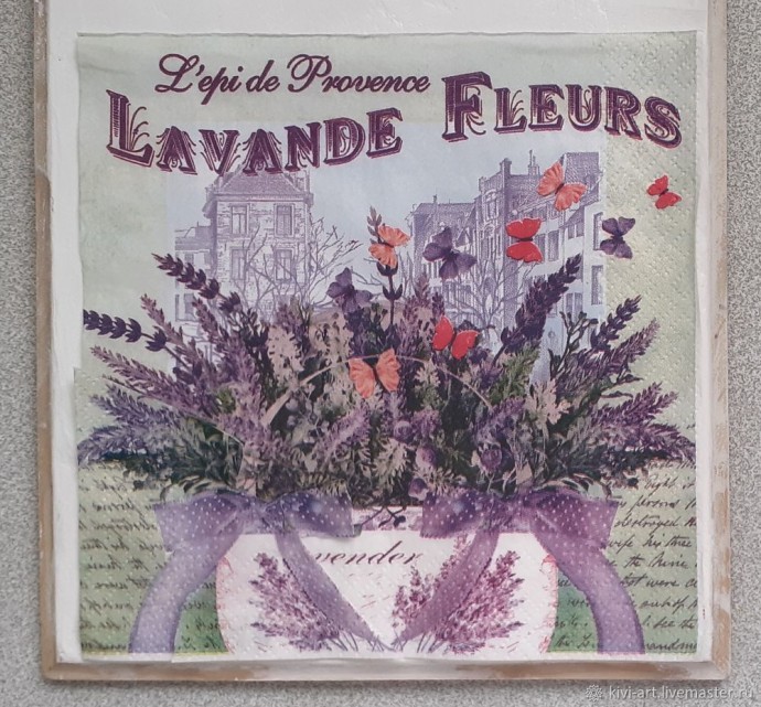 Декорируем часы "Экс-ан-Прованс": часть 1