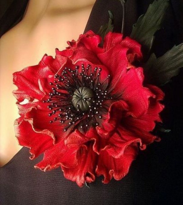 Вдохновляющие идеи цветочных брошей