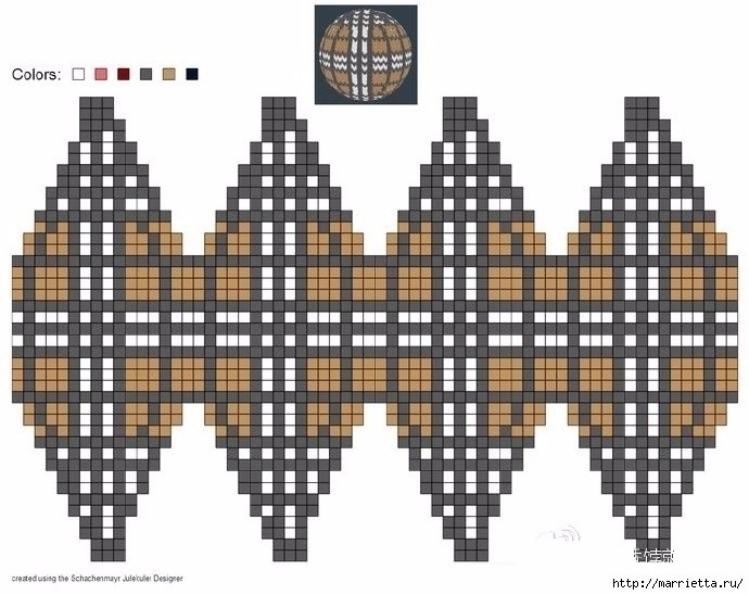 Схемы для вязания новогодних шаров