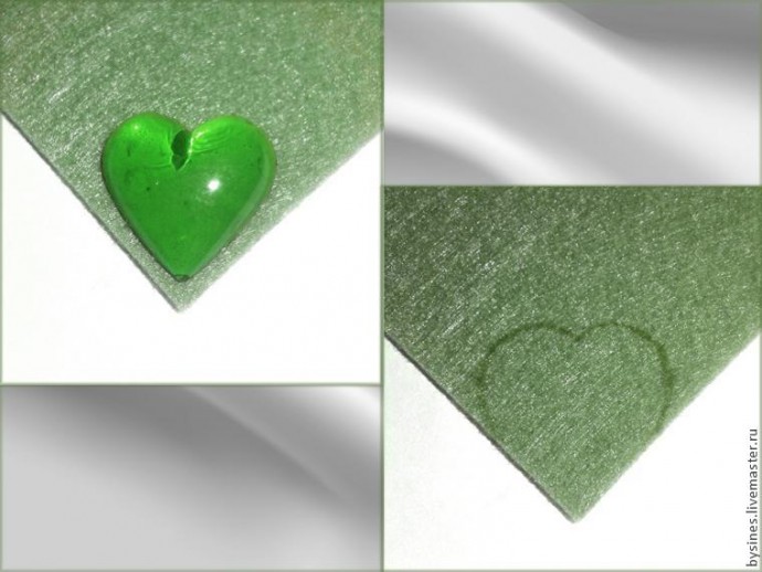 Процесс создания броши "Трилистник": часть 1