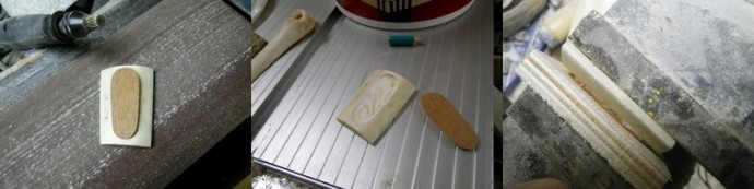 Изготовление галстука-боло из рога лося