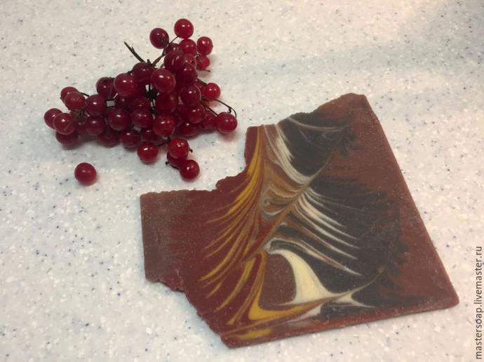 Мастер-класс по созданию мыла с нуля "Калинка-малинка": часть 3