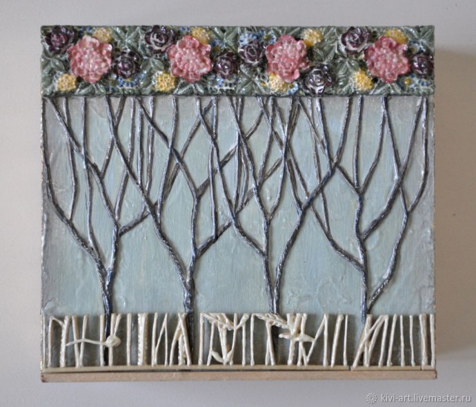 Декорируем шкатулку в различных техниках: часть 4