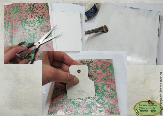 Процесс создания ежедневника "Тайна старого замка": часть 1