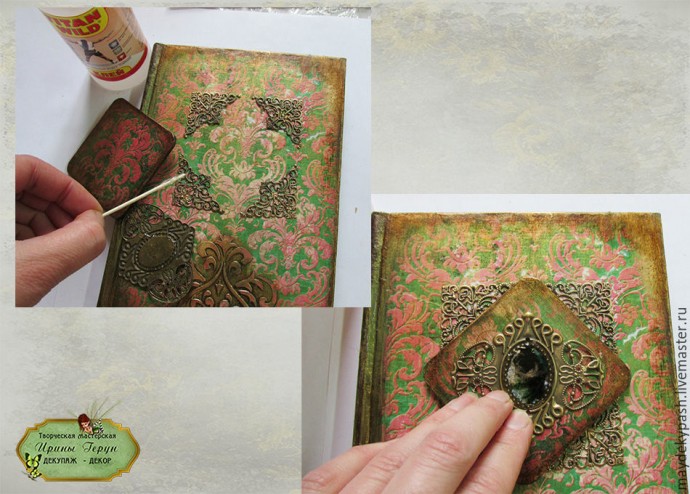 Процесс создания ежедневника "Тайна старого замка": часть 5