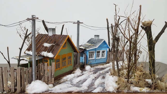 Весна в деревне