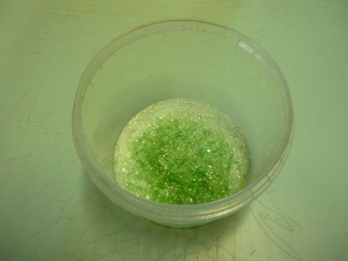 Ёлочки из стеклянной бутылки: часть 1