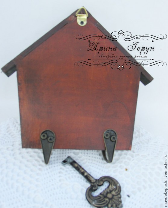 Ключница-вешалка "Медвежата": часть 4