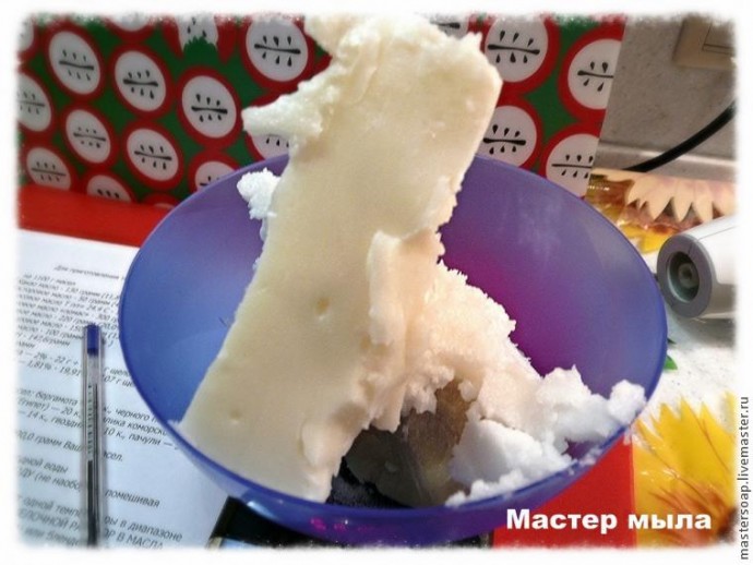 Варим мыло с яблочками с нуля: часть 1