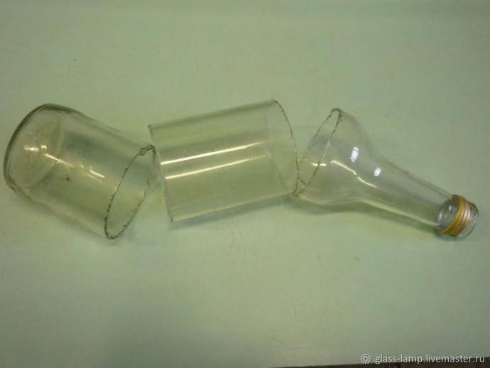 Мастер-класс по изготовлению светильника "Снежный вальс" из стеклянных бутылок: часть 2