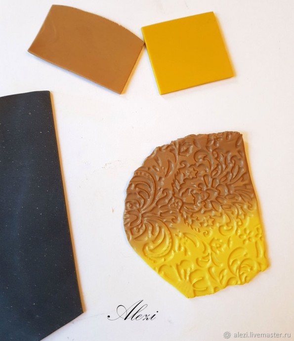 Создаем брошь "Пчёлка" из полимерной глины: часть 1