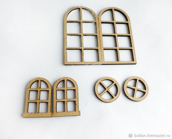 Новогодние подвески-украшение на ель "Московских окон негасимый свет": часть 1