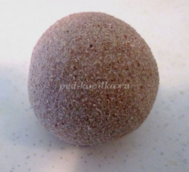 Ёлочная игрушка колокольчик из опилок: часть 1