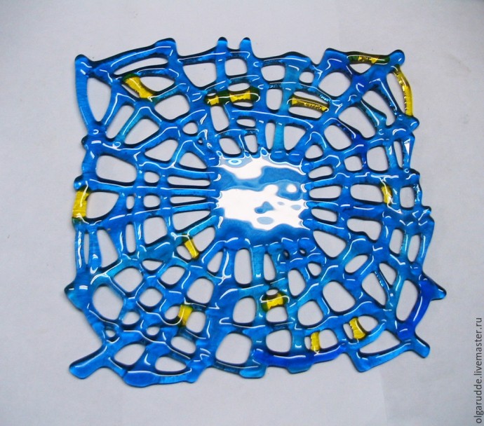 Создаем подсвечник из цветного стекла в технике фьюзинг: часть 2