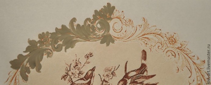 Декорируем чайную коробку "В старом шале": часть 2