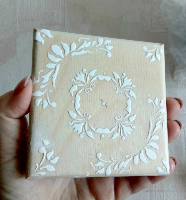 Декупаж короба для специй: часть 2