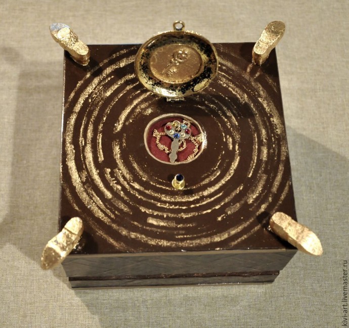 Декорирование шкатулки в стиле китч: часть 11