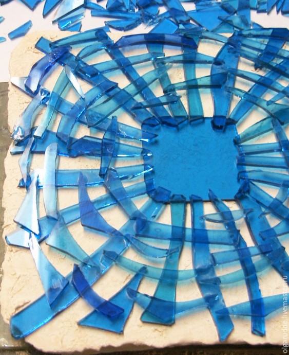 Создаем подсвечник из цветного стекла в технике фьюзинг: часть 2