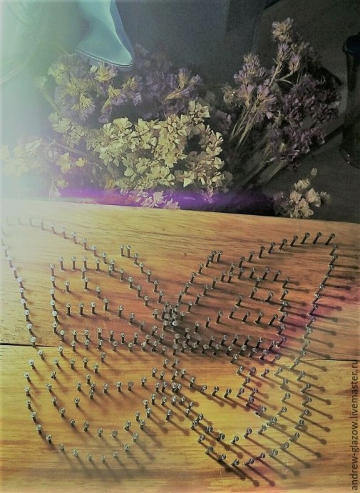 Создаем бабочку в стиле String Art