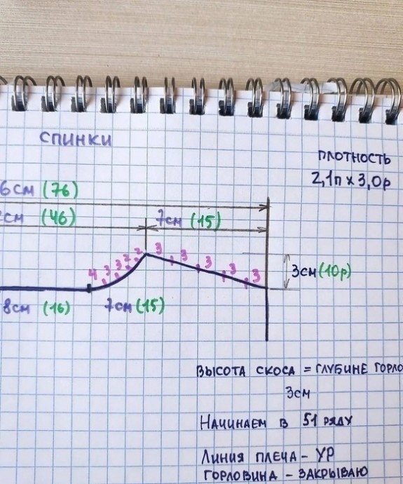 ​Поло безрукавка спицами