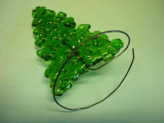 Ёлочки из стеклянной бутылки: часть 3