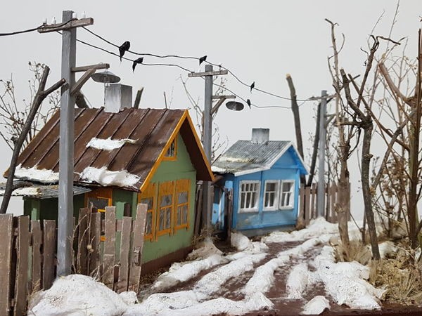 Весна в деревне