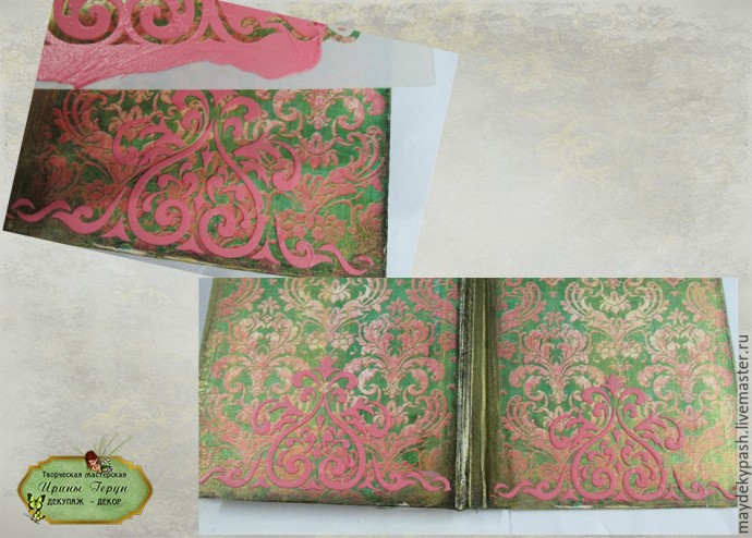 Процесс создания ежедневника "Тайна старого замка": часть 2