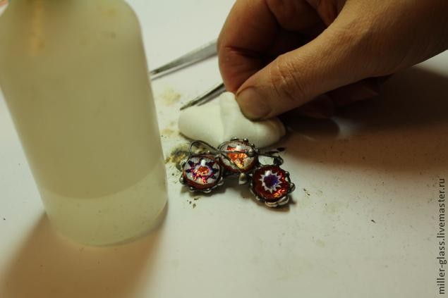 Фьюзинго-витражная брошь: часть 2